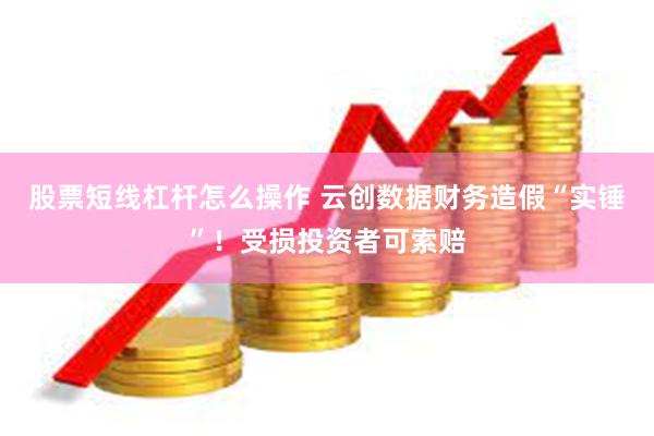 股票短线杠杆怎么操作 云创数据财务造假“实锤”！受损投资者可索赔