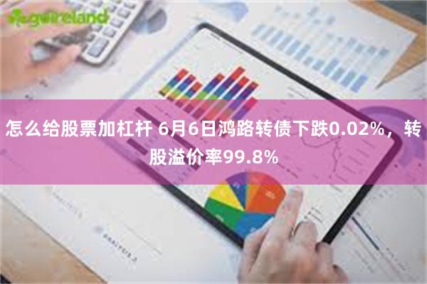 怎么给股票加杠杆 6月6日鸿路转债下跌0.02%，转股溢价率99.8%