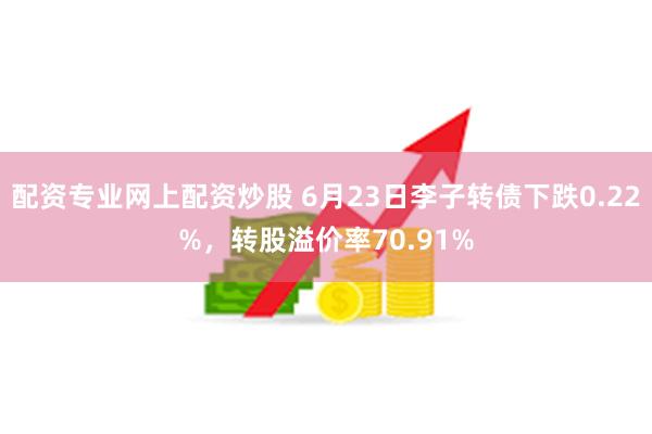 配资专业网上配资炒股 6月23日李子转债下跌0.22%，转股溢价率70.91%