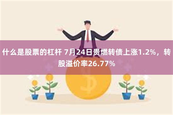 什么是股票的杠杆 7月24日贵燃转债上涨1.2%，转股溢价率26.77%