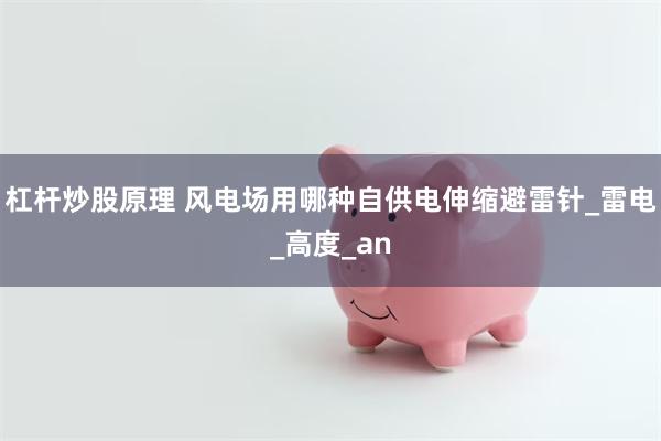 杠杆炒股原理 风电场用哪种自供电伸缩避雷针_雷电_高度_an