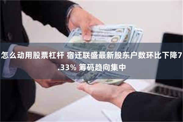 怎么动用股票杠杆 宿迁联盛最新股东户数环比下降7.33% 筹码趋向集中